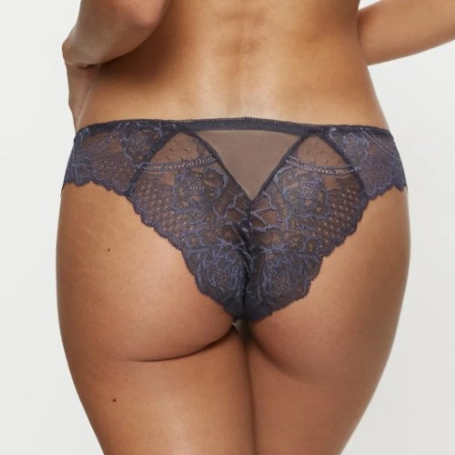 Triomphe Wild Peony Florale gris slip brésilien