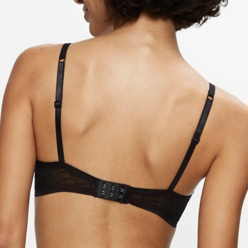 Triomphe Signature Sheer noir soutien-gorge rembourré