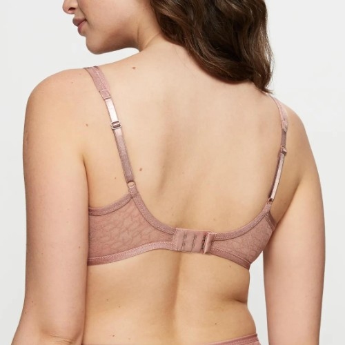 Triomphe Signature Sheer marron soutien-gorge rembourré