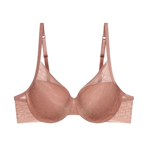 Triomphe Signature Sheer marron soutien-gorge rembourré
