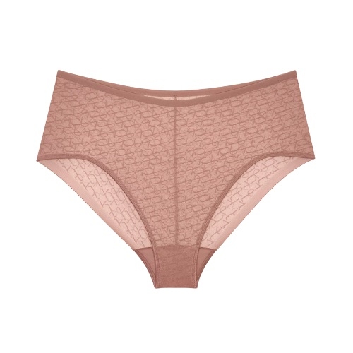 Triomphe Signature Sheer marron haut slip