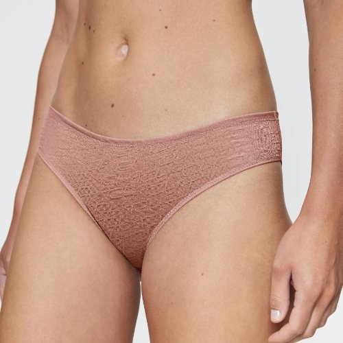 Triomphe Signature Sheer marron slip