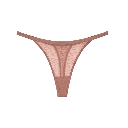 Triomphe Signature Sheer marron culotte string