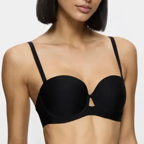 Triomphe Pure Micro noir soutien-gorge rembourré