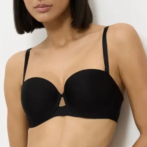 Triomphe Pure Micro noir soutien-gorge rembourré