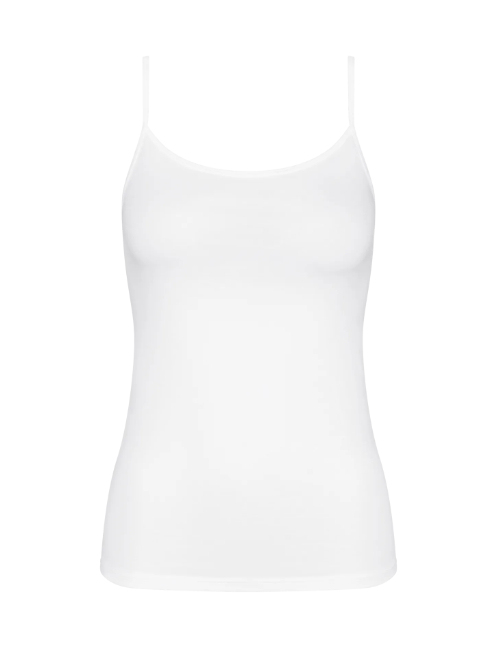 Triomphe Sense of Cotton noir top spaghetti