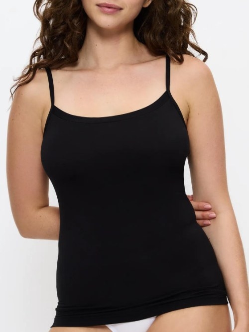 Triomphe Sense of Modal noir top spaghetti