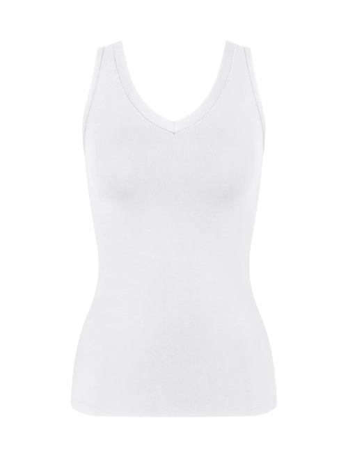 Triomphe Sense of Modal blanc chemise pour femmes