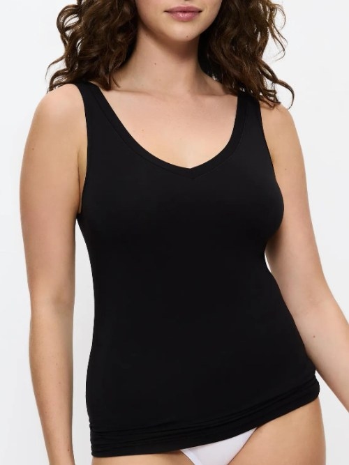 Triomphe Sense of Modal noir chemise pour femmes