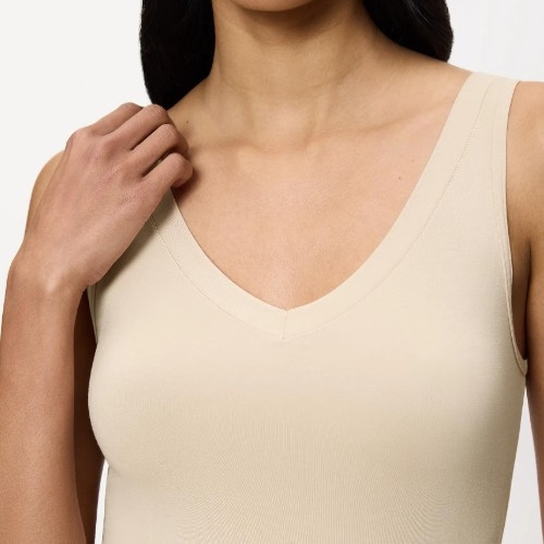 Triomphe Sense of Modal beige chemise pour femmes