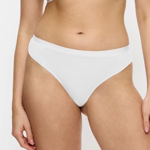 Triomphe Sense of Modal blanc culotte string