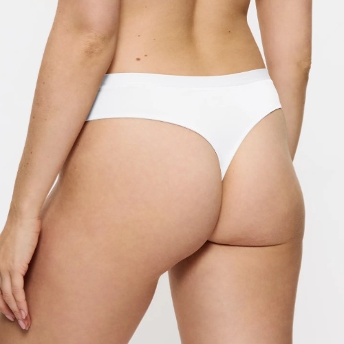 Triomphe Sense of Modal blanc culotte string