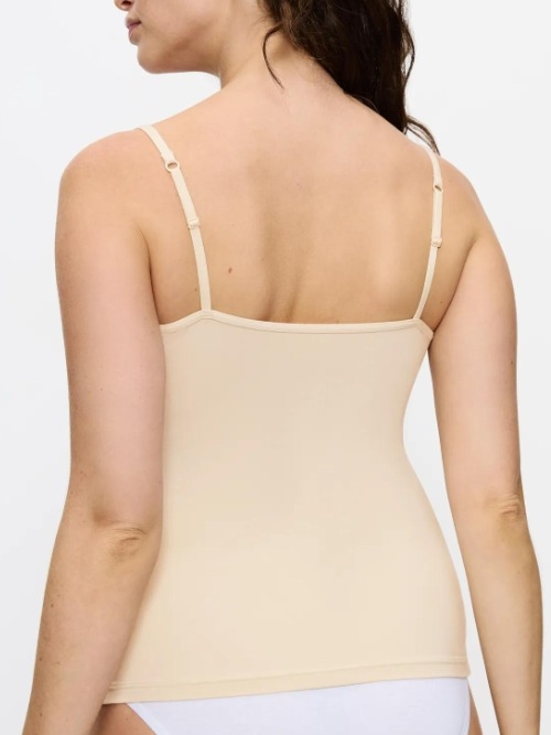 Triomphe Feel of Modal beige top spaghetti