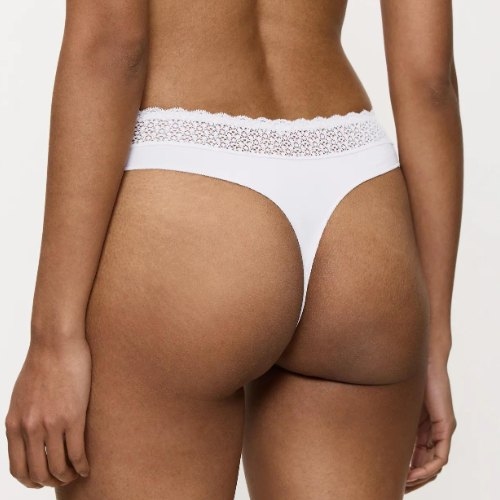 Triomphe Feel of Modal blanc culotte string