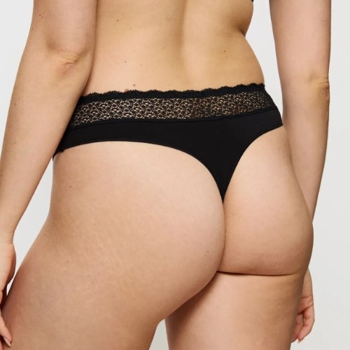Triomphe Feel of Modal noir culotte string