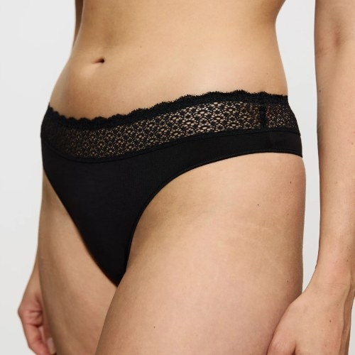 Triomphe Feel of Modal noir culotte string