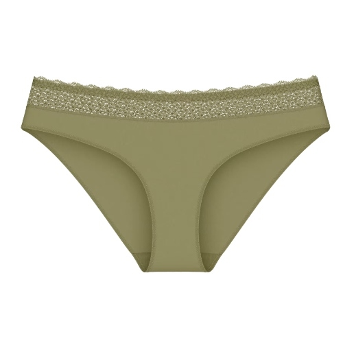 Triomphe Feel of Modal vert olive slip