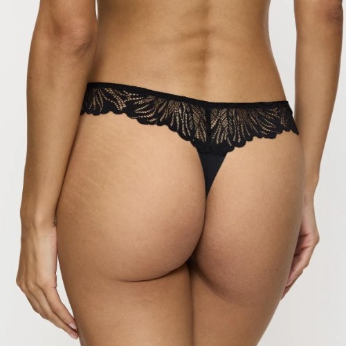 Triomphe Pretty Micro noir culotte string