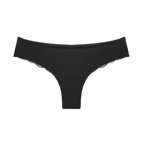 Triomphe Lovely Micro noir culotte string