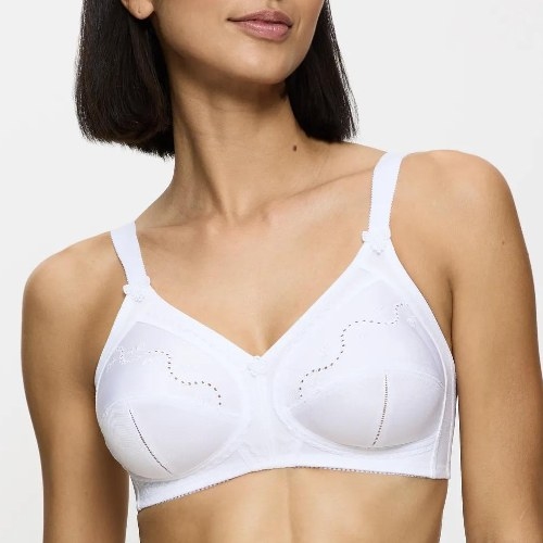 Triomphe Doreen + Cotton 01 blanc soutien-gorge sans forme