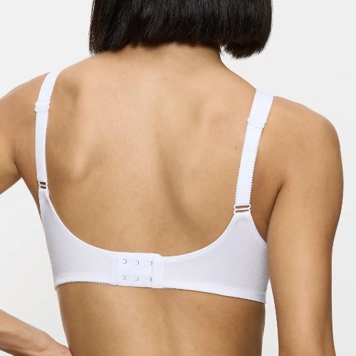 Triomphe Doreen + Cotton 01 blanc soutien-gorge sans forme