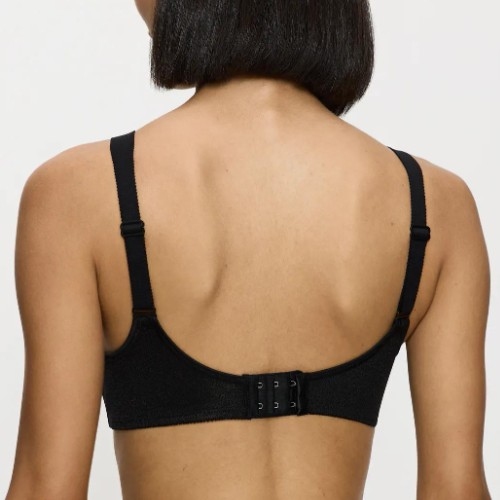 Triomphe Doreen + Cotton 01 noir soutien-gorge sans forme