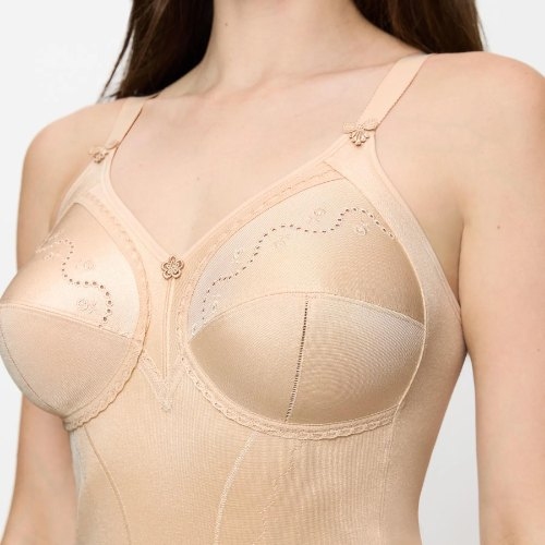 Triomphe Doreen + Cotton 01 poudre corselet