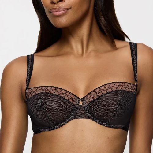 Triomphe Palina Cosmic noir soutien-gorge sans forme