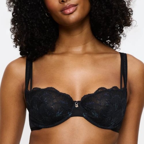 Triomphe Palina Moonlight Kiss noir soutien-gorge sans forme