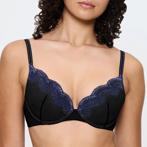 Triomphe Comfort Glam noir soutien-gorge push up