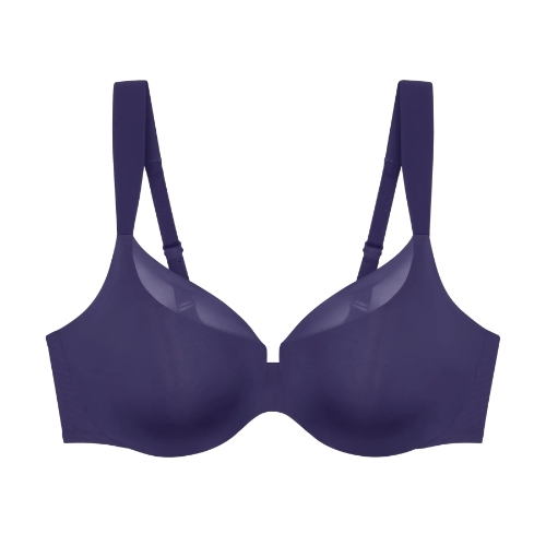 Triomphe BMU Illusion Curve bleu marine soutien-gorge rembourré