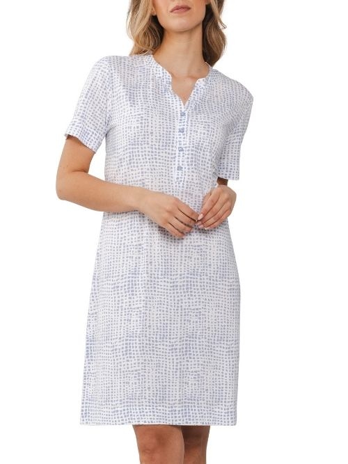 Pastunette Femme bleu chemise de nuit