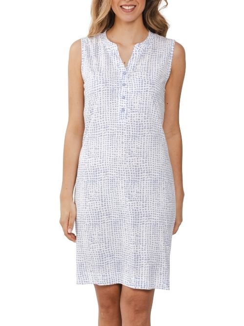 Pastunette Femme bleu chemise de nuit