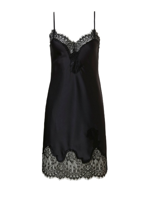 Pastunette Femme noir nuisette