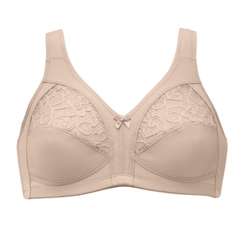 Naturana Heritage beige soutien-gorge sans armatures en dentelle
