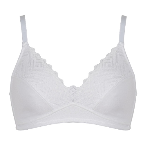 Naturana Value blanc soutien-gorge sans armatures en dentelle