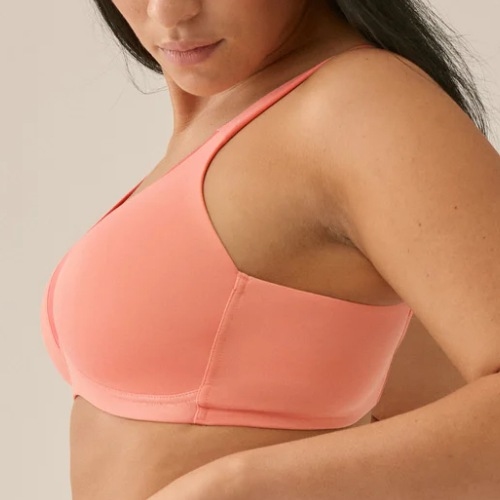 Naturana Everyday peach pink soutien-gorge sans armatures en dentelle