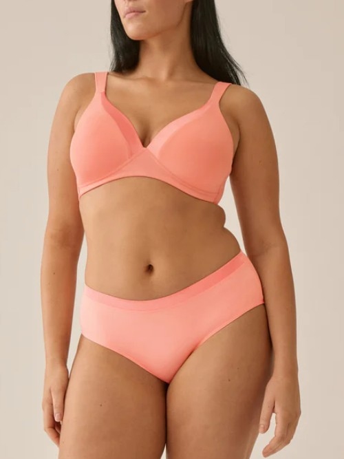 Naturana Everyday peach pink soutien-gorge sans armatures en dentelle