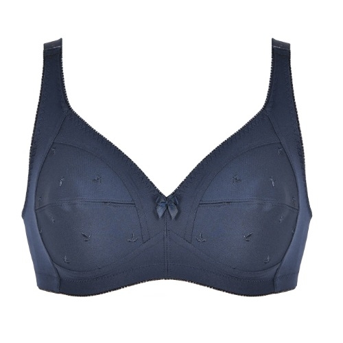 Naturana Heritage bleu marine soutien-gorge sans armatures en dentelle