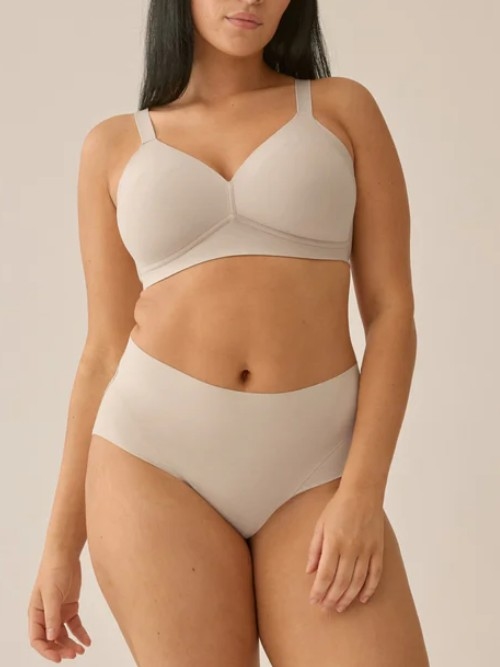 Naturana Side smoother beige soutien-gorge sans armatures en dentelle