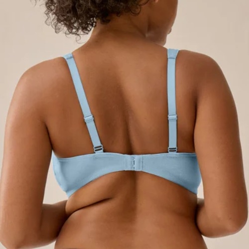 Naturana Heritage bleu soutien-gorge sans armatures en dentelle