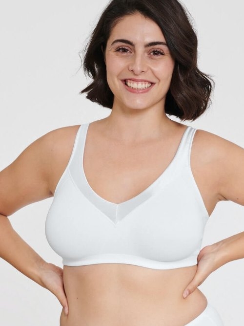 Naturana Minimizer blanc soutien-gorge sans armatures en dentelle