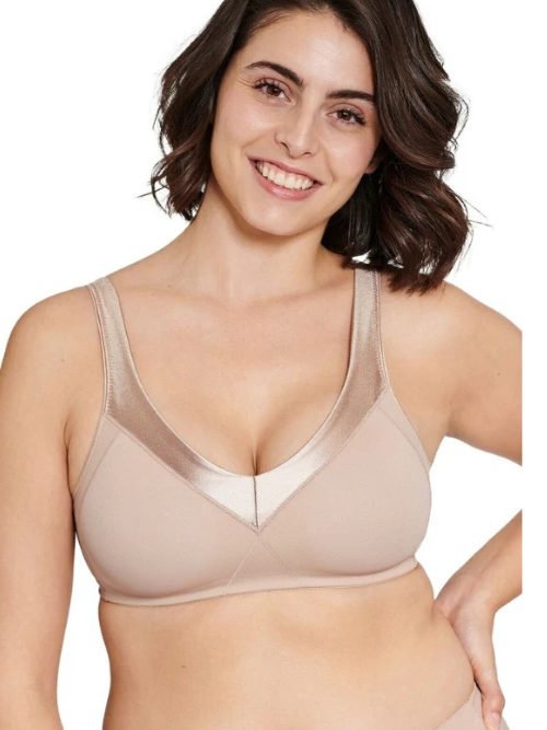 Naturana Minimizer beige soutien-gorge sans armatures en dentelle
