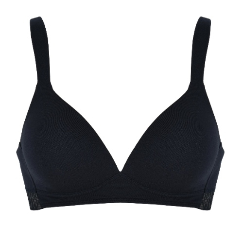 Naturana Value noir soutien-gorge sans armatures en dentelle