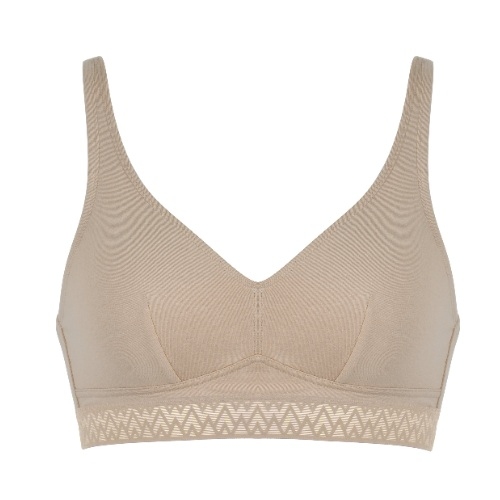 Naturana Value beige soutien-gorge sans armatures en dentelle