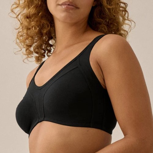 Naturana Heritage noir soutien-gorge sans armatures en dentelle
