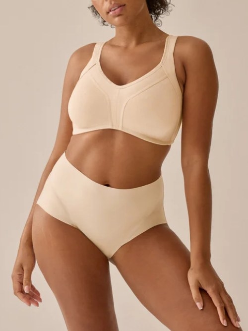 Naturana Heritage beige soutien-gorge sans armatures en dentelle