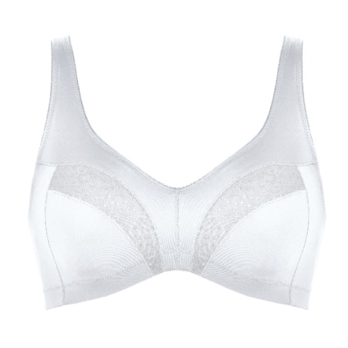 Naturana Heritage blanc soutien-gorge sans armatures en dentelle