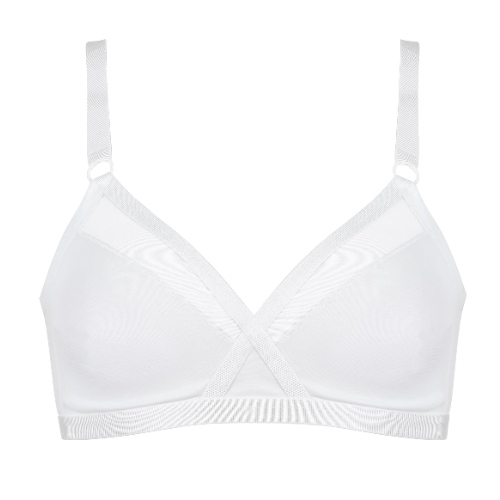 Naturana Heritage blanc soutien-gorge sans armatures en dentelle