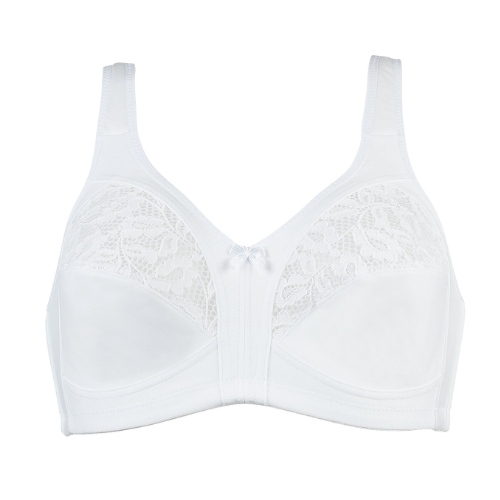 Naturana Heritage blanc soutien-gorge sans armatures en dentelle